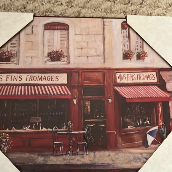 2 8x10 French bistro restaurant scenes wall decor art Brand New - Picture 3 of 16
